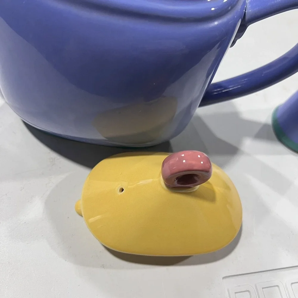 Lindt Stymeist Colorways Rectangular Teapot w Lid Vintage 1980s Color Block